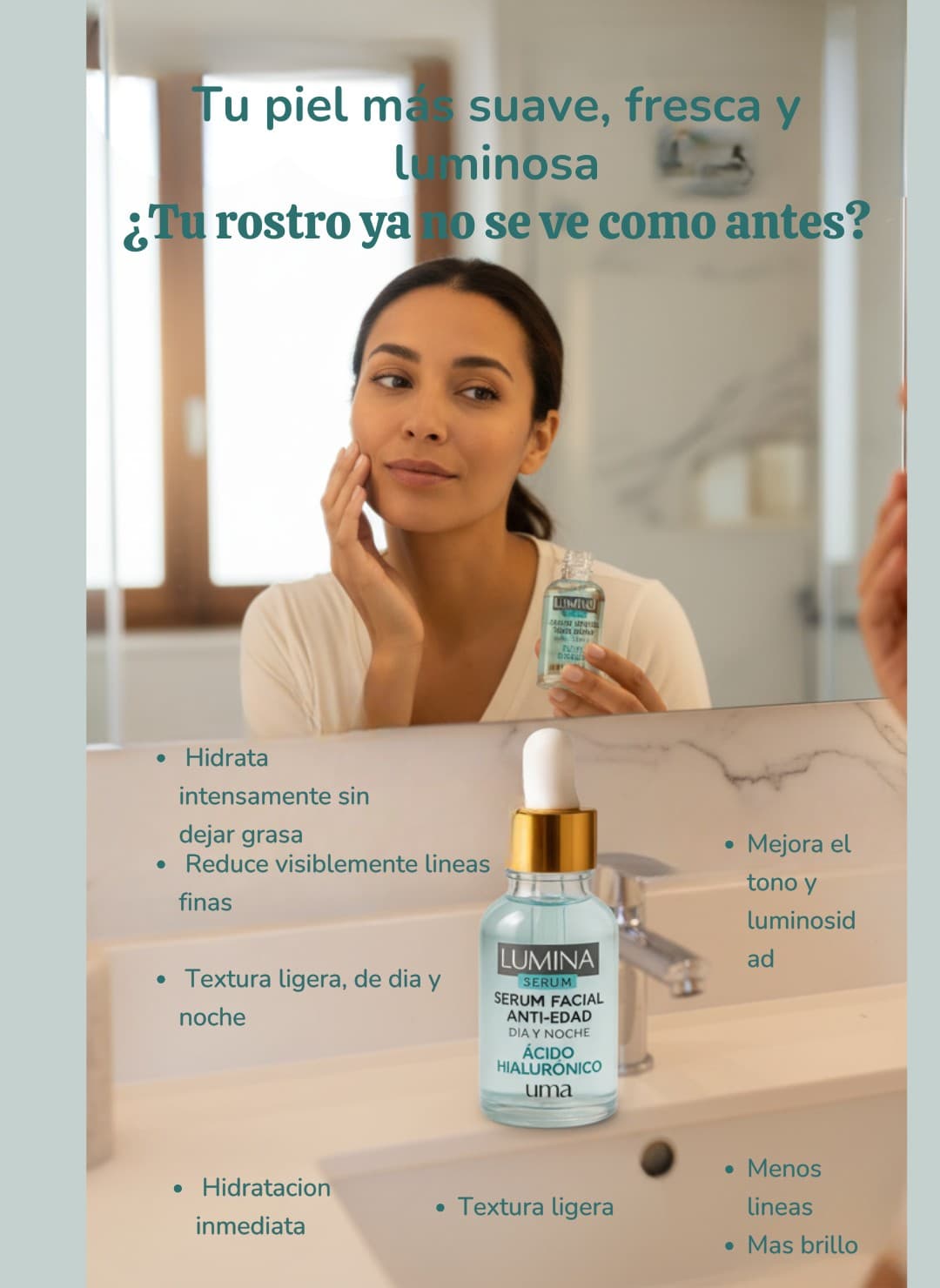 Sérum Anti-Edad Con Ácido Hialurónico - Gempage
